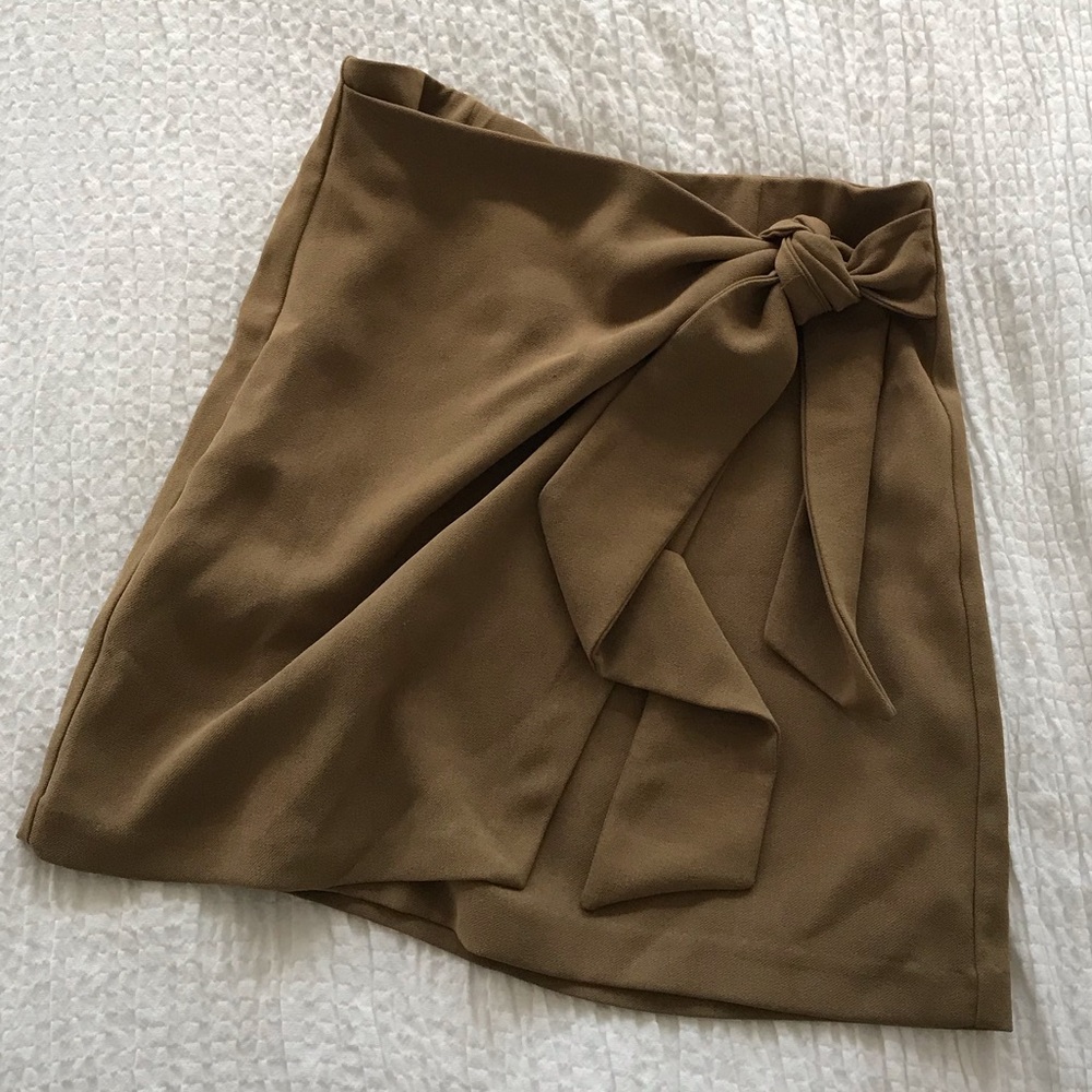 Green Wilfred Tie Skirt